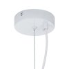 Dekoracyjna nowoczesna biała lampa wisząca designerski styl owalna regulacja wysokości STONE DN429-400 Step Into Design
